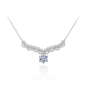 0.5 Carat Affordable Moissanite Diamond  Pendant