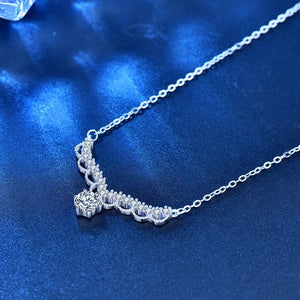 0.5 Carat Affordable Moissanite Diamond  Pendant