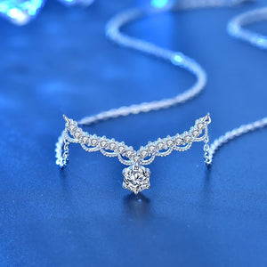 0.5 Carat Affordable Moissanite Diamond  Pendant