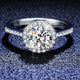 3CT GRA Moissanite Diamond Ring