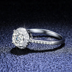 3CT GRA Moissanite Diamond Ring