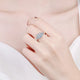 Radiant Cut 3ct Full Moissante Lab Grown Diamond Ring