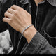 Single 4mm Moissanite Diamond Bangle