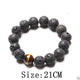 Black Volcanic Lava Stone Bracelets