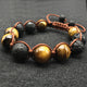 Black Volcanic Lava Stone Bracelets